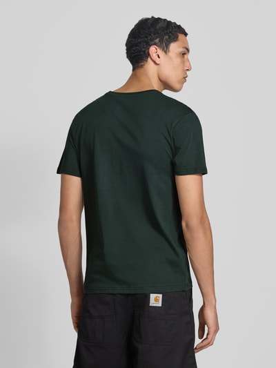 Alpha Industries T-Shirt mit Label-Print und Rundhalsausschnitt Petrol 5