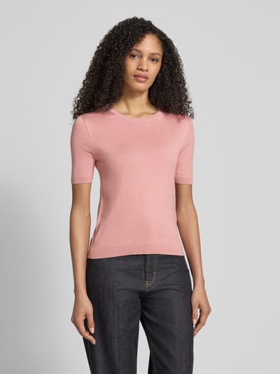 Weekend Max Mara Slim Fit Strickpullover aus Seide-Baumwoll-Mix Modell 'GABARRA' Rosa 4