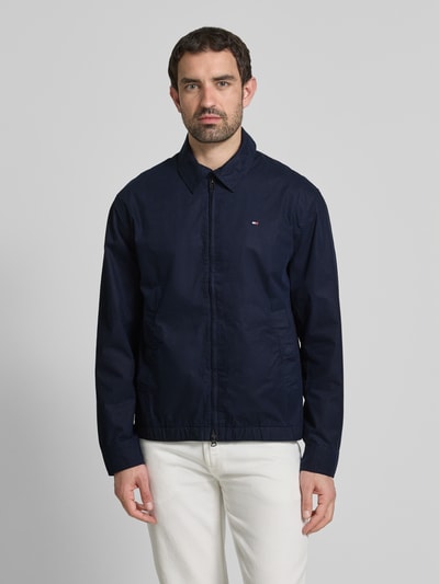 Tommy Hilfiger Regular Fit Blouson aus reiner Baumwolle Marine 4