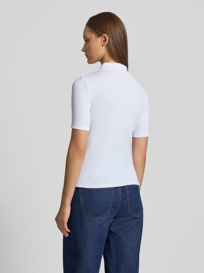 Calvin Klein Jeans Slim fit poloshirt met labeldetail Wit - 5