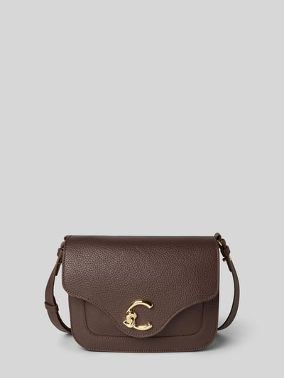 Coccinelle Crossbody Bag mit Label-Detail Dunkelbraun 2