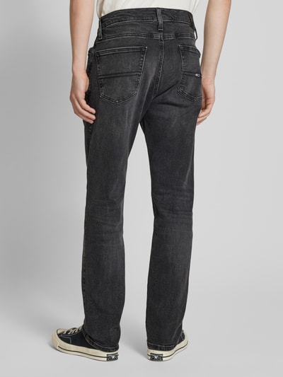 Tommy Jeans Slim Fit Jeans aus Viskose im 5-Pocket-Design Modell 'RYAN' Black 5