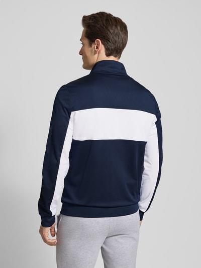 Lacoste Sweatjacke mit Stehkragen Modell 'TAFFETA' Dunkelblau 5