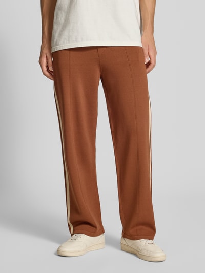 PROHIBITED Sweatbroek met elastische band Hazelnoot - 4