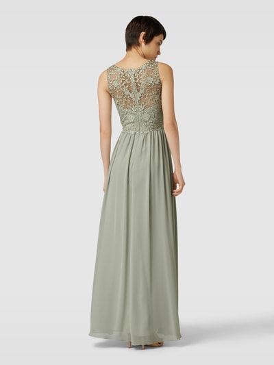 Laona Abendkleid mit floraler Spitze Mint 5