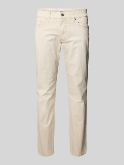 Brax Straight Fit Jeans mit Kontrastnähten Modell 'Chuck' Kitt 2