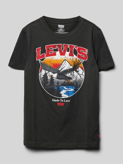 Levi’s® Kids T-Shirt mit Logo-Print Modell 'SOAR LIKE AN EAGLE' Graphit 1