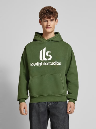 Low Lights Studios Oversized Hoodie mit Kapuze Hellgruen 4