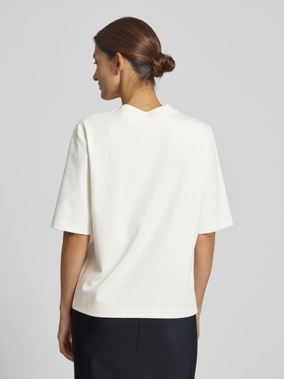 Marc Cain T-shirt met katoen en strass-steentjes Offwhite - 5