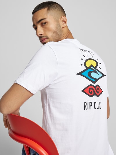 Rip Curl T-shirt z nadrukiem z logo model ‘SEARCH’ Biały 3