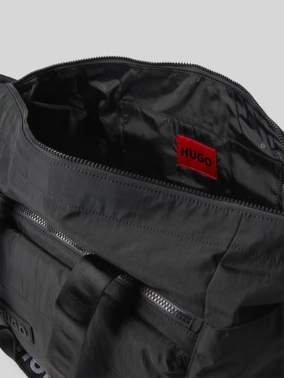 HUGO Weekender mit Label-Badge Modell 'Colyns_Holdall' BLACK 5