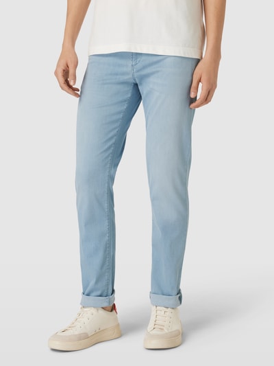 ALBERTO Regular fit jeans in 5-pocketmodel, model 'PIPE' Lichtblauw - 4