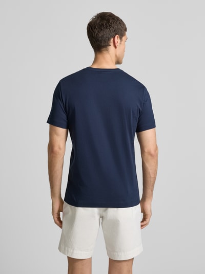 Lacoste Regular Fit T-Shirt aus reiner Baumwolle Marine 5