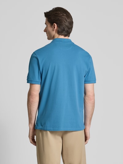 MC2 Saint Barth Regular fit poloshirt met V-hals, model 'CHARLES' Blauw - 5