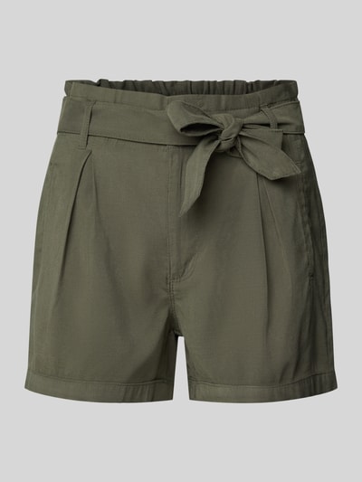 Only Regular fit korte broek van viscosemix, model 'ARIS' Kaki - 2