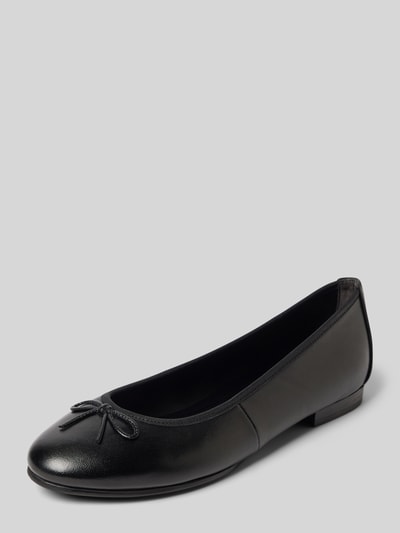 Tamaris Ballerinas mit Zierschleife Black 1