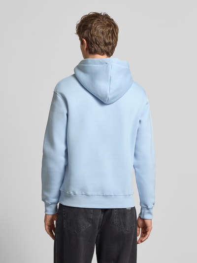 Alpha Industries Bluza z kapturem, nadrukiem z logo i kieszenią kangurką Jasnoniebieski 5