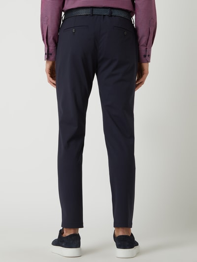 s.Oliver BLACK LABEL Pantalon met scheerwol  Marineblauw - 5