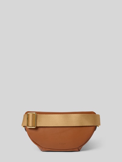 Lauren Ralph Lauren Heuptasje van runderleer met labelapplicatie, model 'MARCY' Cognac - 4