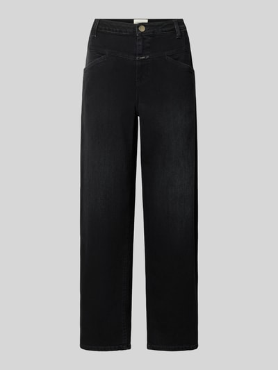 Closed Barrel Fit Jeans mit Label-Detail Modell 'STOVER-X' Anthrazit 1