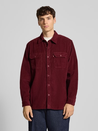 Levi's® Vrijetijdsoverhemd met knoopsluiting, model 'JACKSON' Bordeaux - 4
