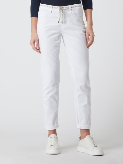 Rosner Relaxed fit jeans met stretch, model 'Masha' Wit - 4