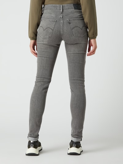 Levi's® Skinny Fit High Rise Jeans mit Stretch-Anteil Modell '721™' Mittelgrau 5