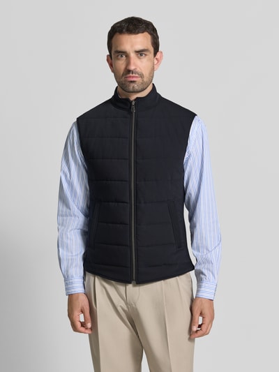 JOOP! COLLECTION Bodywarmer met steekzakken model 'Wento' Marineblauw - 4