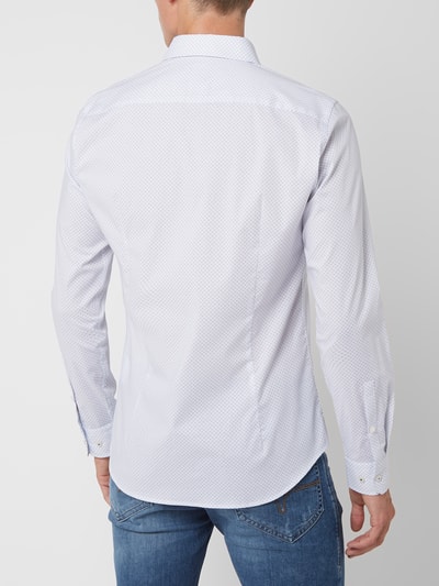 Joop! Slim Fit Slim Fit Business-Hemd mit Stretch-Anteil  Weiss 5