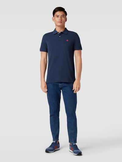 MCNEAL Poloshirt met labelstitching Marineblauw - 1