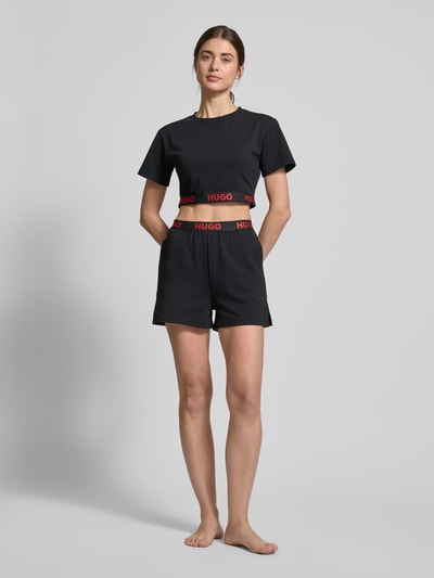 HUGO Shorts mit Stretch-Anteil Modell 'SPORTY' Black 1