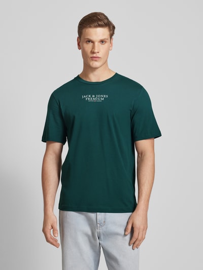 Jack & Jones Premium T-Shirt mit Label-Print Gruen 4