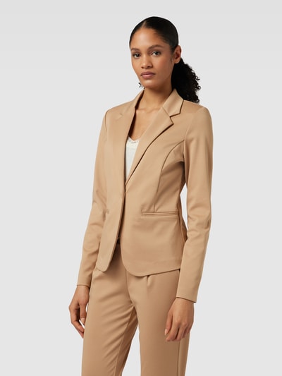 ICHI Blazer mit regulärem Schnitt und Reverskragen Camel 4