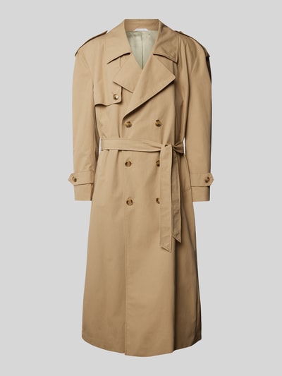 Baldessarini Trenchcoat met strikceintuur, model 'Cleo' Beige - 2