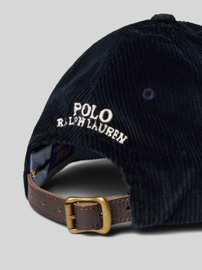 Polo Ralph Lauren Basecap mit Label-Stitching Marine 3