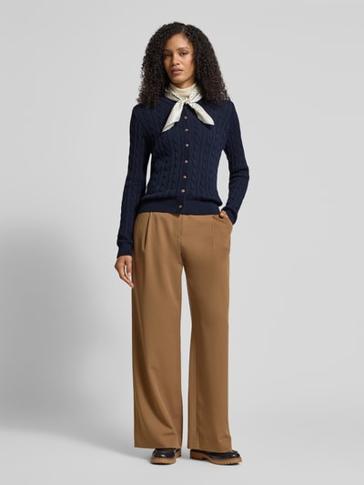 Jake*s Casual Kurtka z dzianiny z listwą guzikową Ciemnoniebieski 1