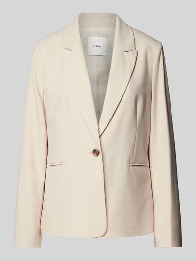 s.Oliver BLACK LABEL Blazer mit Reverskragen Sand 2