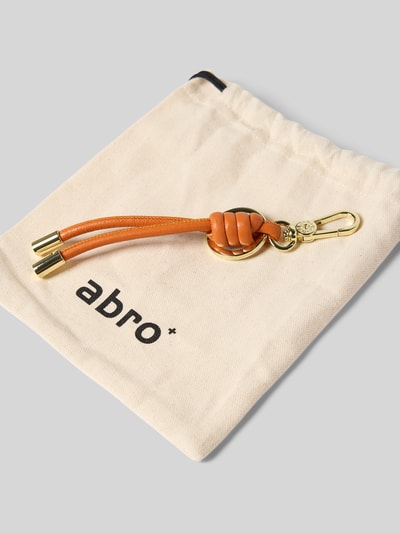 Abro Hanger met reliëflogo, model 'Dalia' Oranje - 3