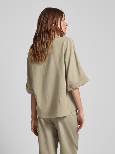 Jake*s Collection Blouse met 3/4-mouwen Roodbruin - 5