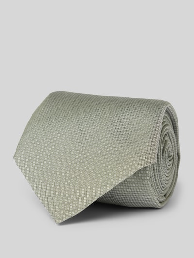 BOSS Krawatte mit Label-Detail Gruen 1