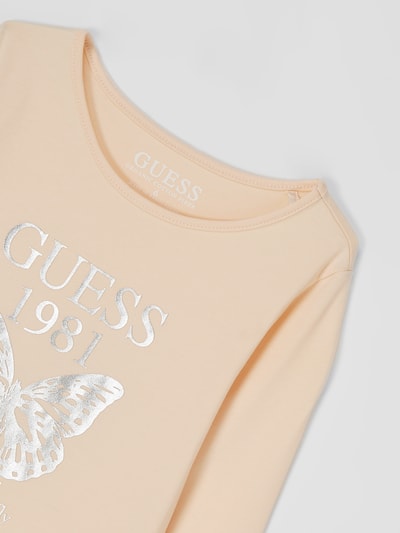 Guess Longsleeve mit Logo  Ecru 2