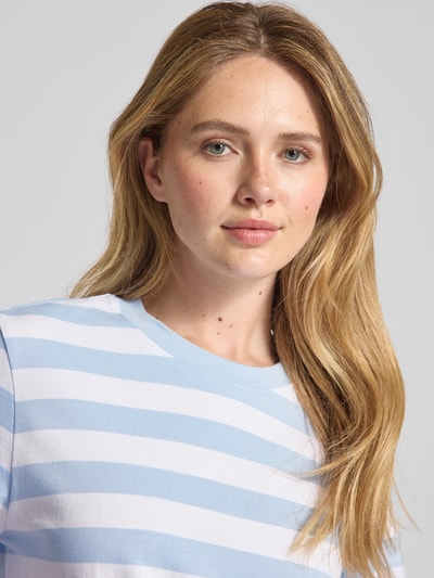 Selected T-Shirt mit Rundhalsausschnitt Modell 'ESSENTIAL' Hellblau 3
