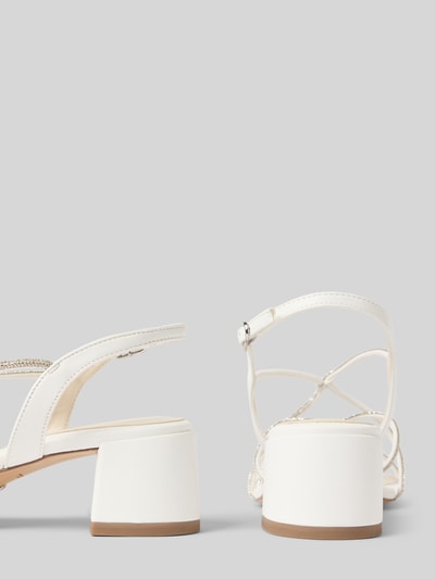 Tamaris Sandalette mit Strasssteinbesatz Weiss 2