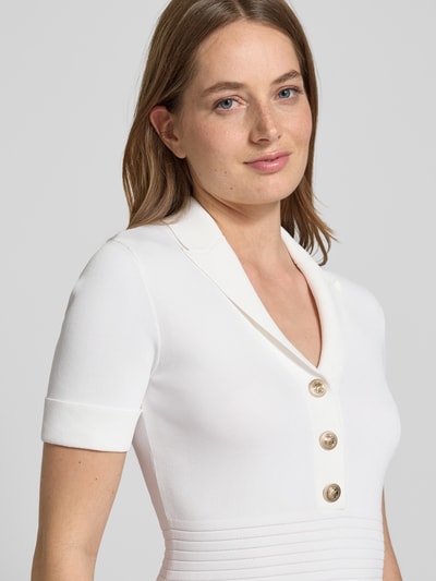 Guess Minikleid mit Reverskragen Modell 'FELICITY' Weiss 3
