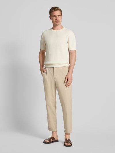 MCNEAL Tapered Fit Hose mit Gesäßtaschen Ecru 1