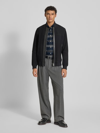 Barbour Slim Fit Flanellhemd aus reiner Baumwolle Modell 'BETSOM' Hellgrau 1