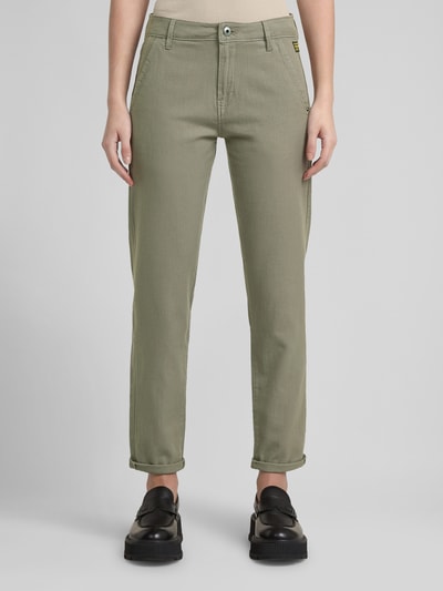 G-Star RAW Chinosy o kroju straight fit z czystej bawełny Khaki 4