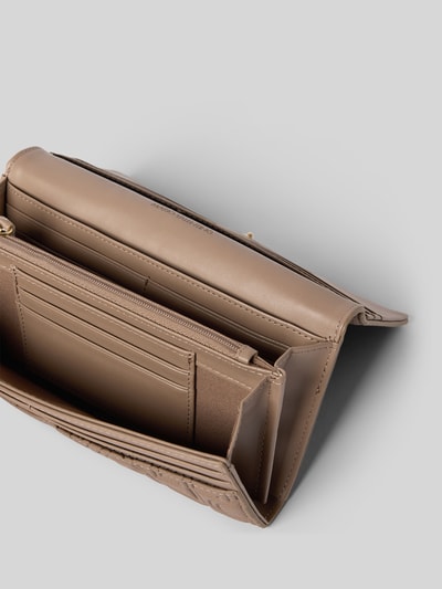 VALENTINO BAGS Portemonnaie mit Label-Applikation Modell 'PANSY' Taupe 3