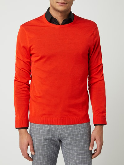 MAERZ Muenchen Pullover van scheerwol Rood - 4