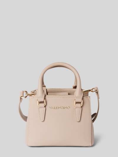 VALENTINO BAGS Handtasche mit Label-Applikation Modell 'ZERO RE' Beige 1